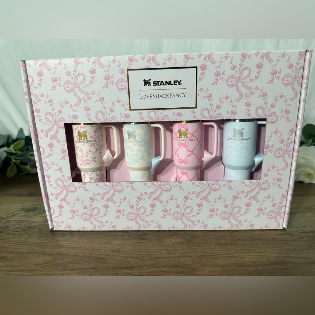 Loveshackfancy 4 Pack Ornament Box Set